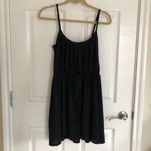 Casual black dress